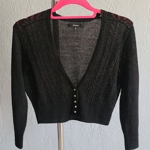 Express 🖤 Cropped Cardigan Sz:Md